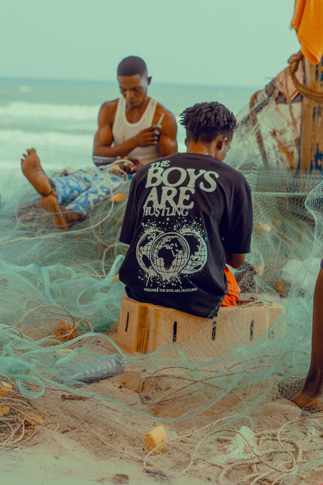 THE BOYS ARE REALLY HUSTLING OUT HERE.