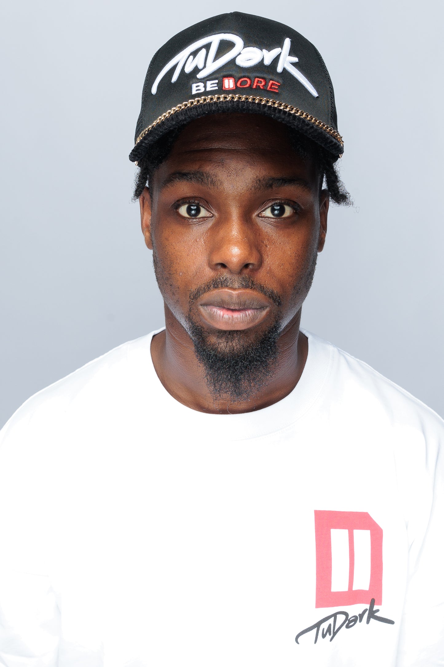 Black Golden Crown Trucker Cap