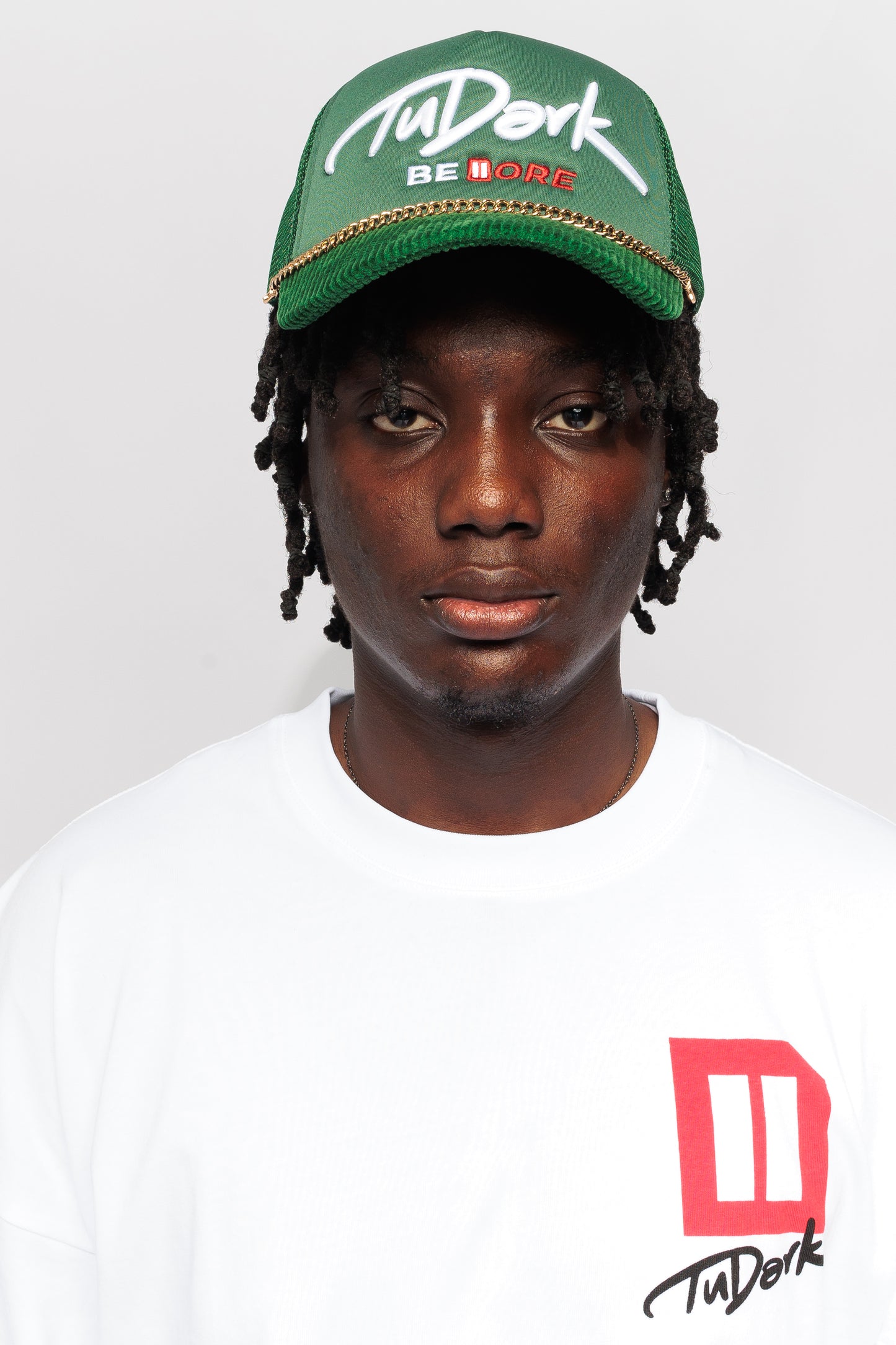 Green Golden Crown Trucker Cap