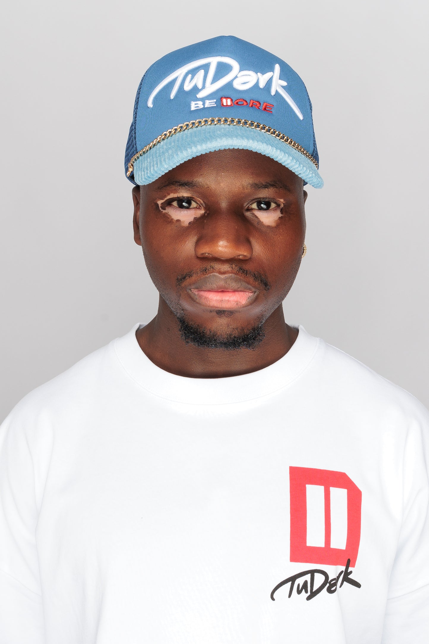 Blue Golden Crown Trucker Cap