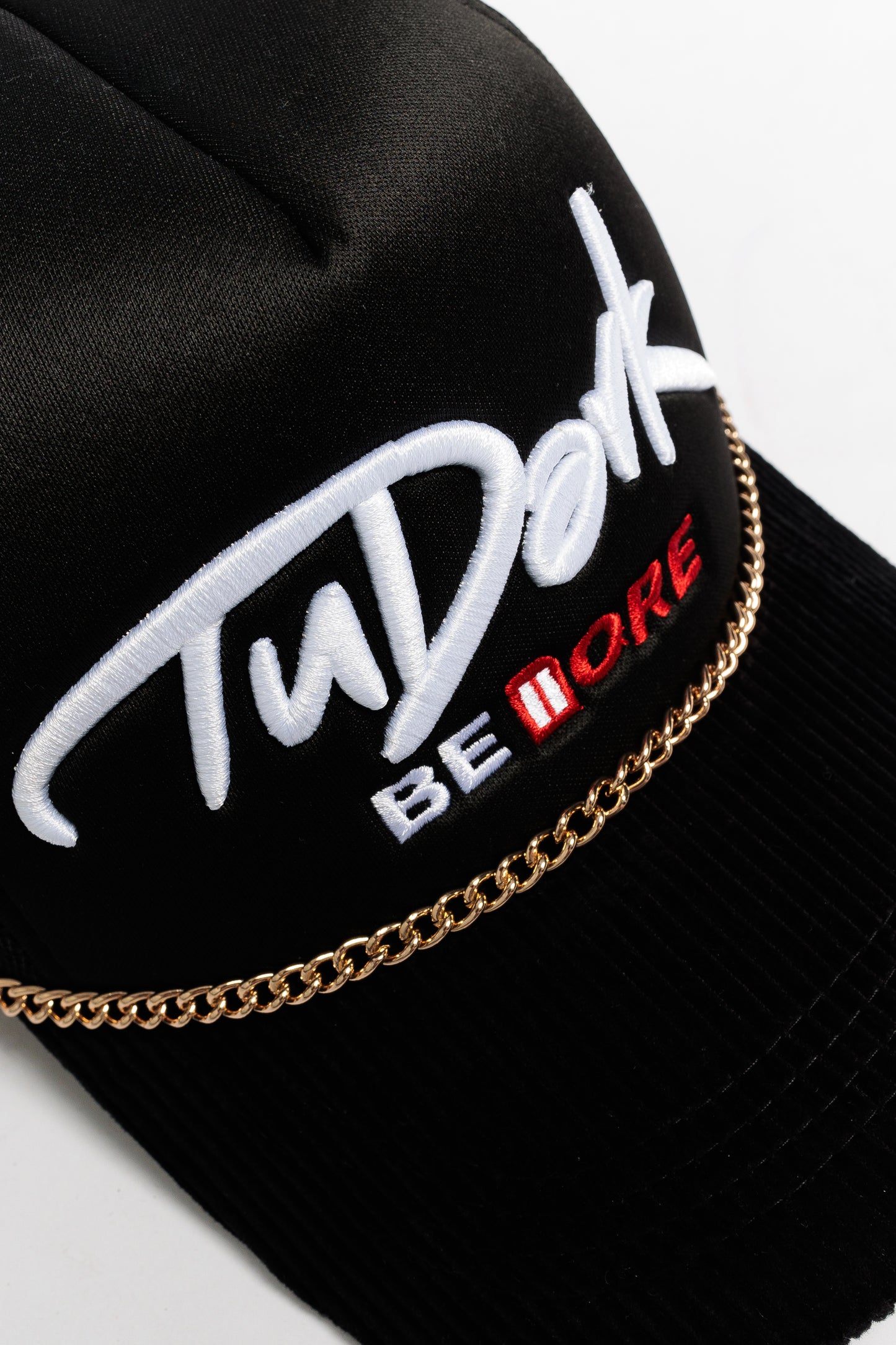 Black Golden Crown Trucker Cap