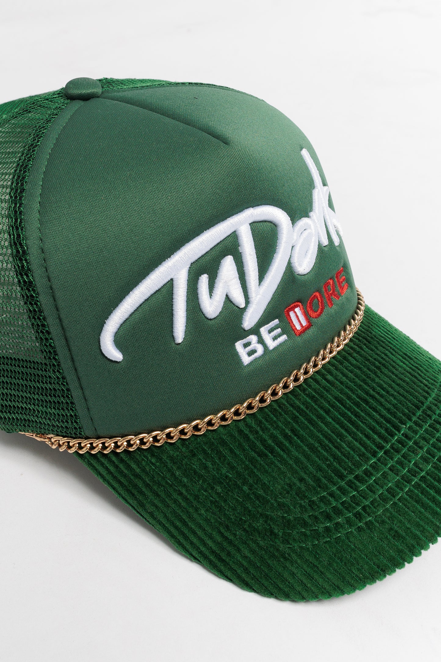 Green Golden Crown Trucker Cap
